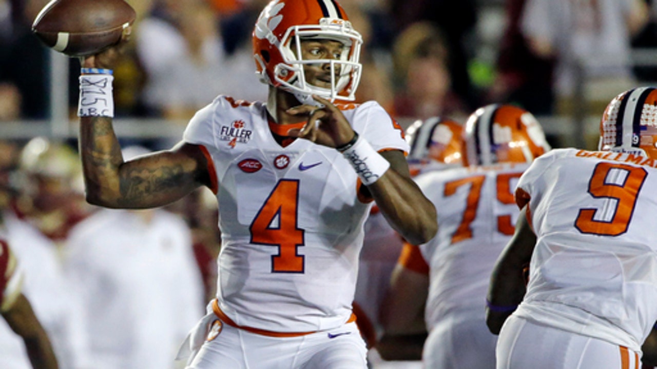 Watson and No. 3 Clemson take of care business at BC, 56-10